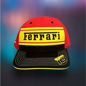 Scuderia Ferrari F1 2023 Ferrari Charles Leclerc Monza Cap (Red)
